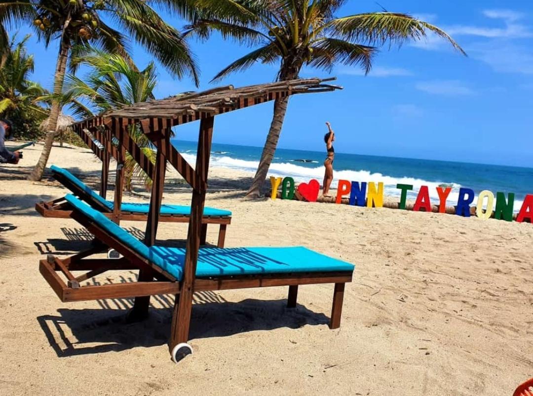 エル・ザイノ Camping Castilletes Parque Tayrona Bed & Breakfast エクステリア 写真