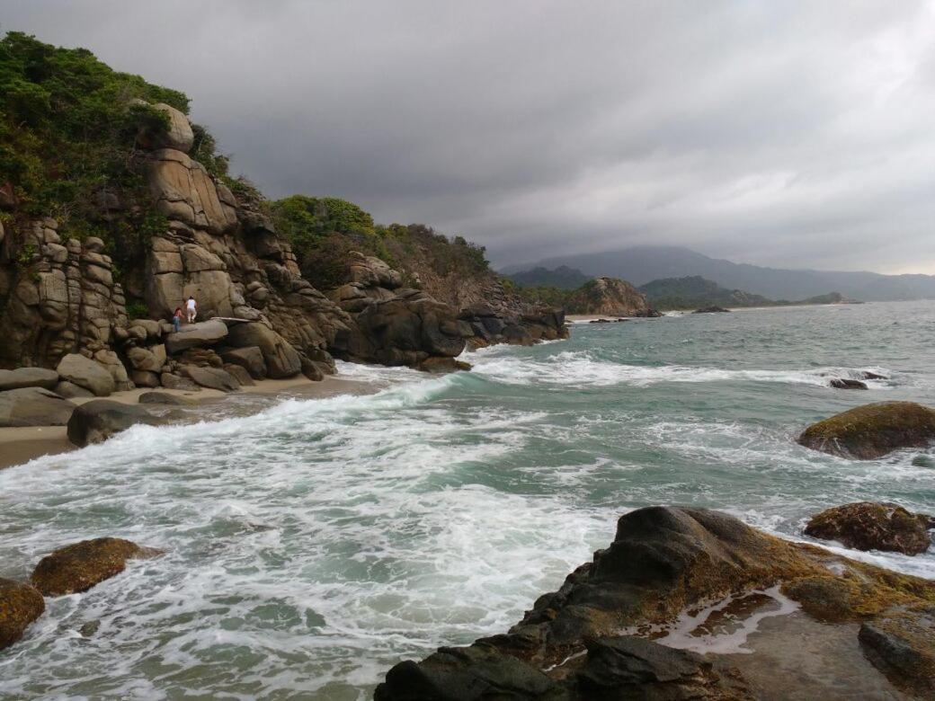 エル・ザイノ Camping Castilletes Parque Tayrona Bed & Breakfast エクステリア 写真