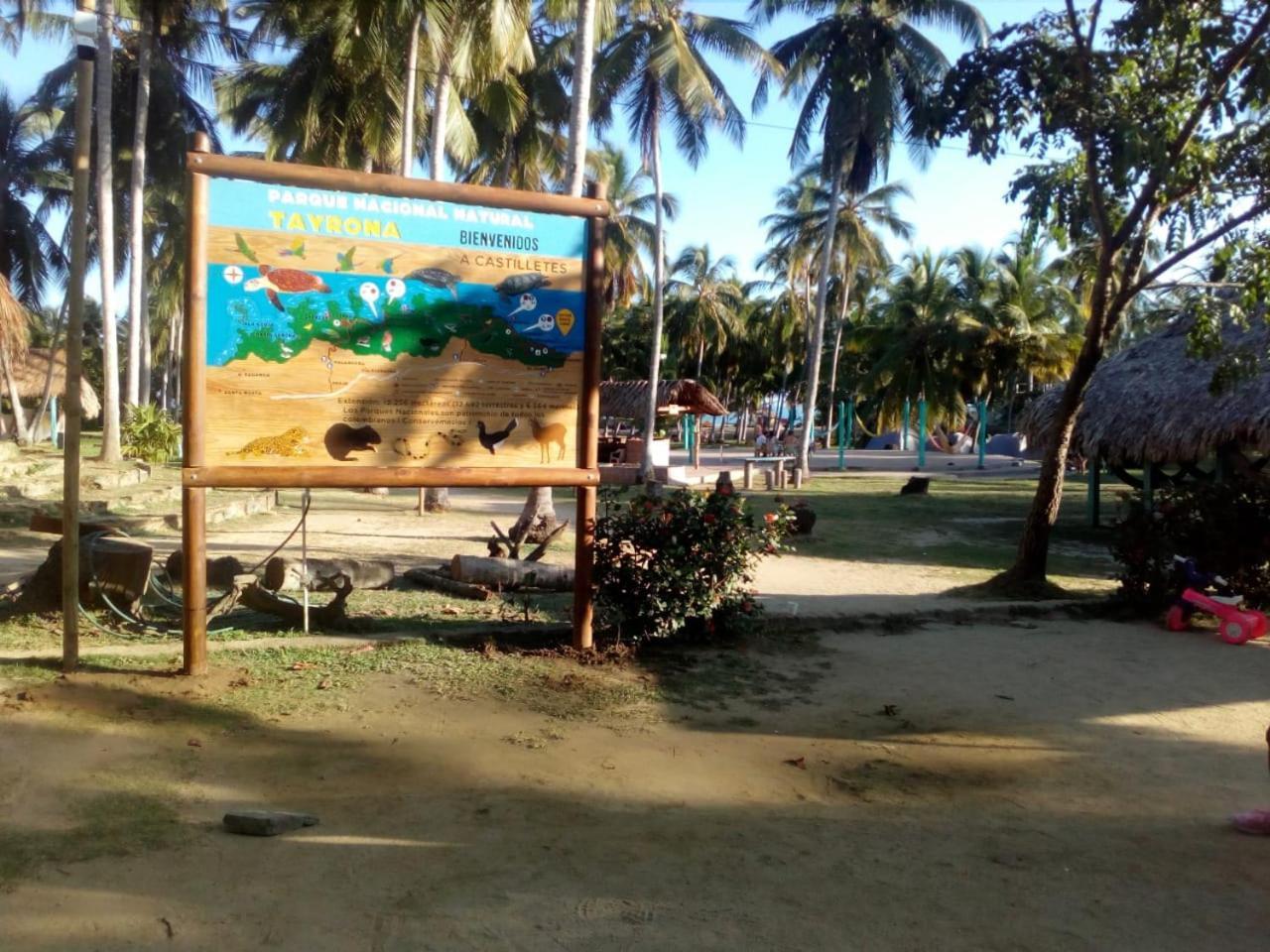 エル・ザイノ Camping Castilletes Parque Tayrona Bed & Breakfast エクステリア 写真
